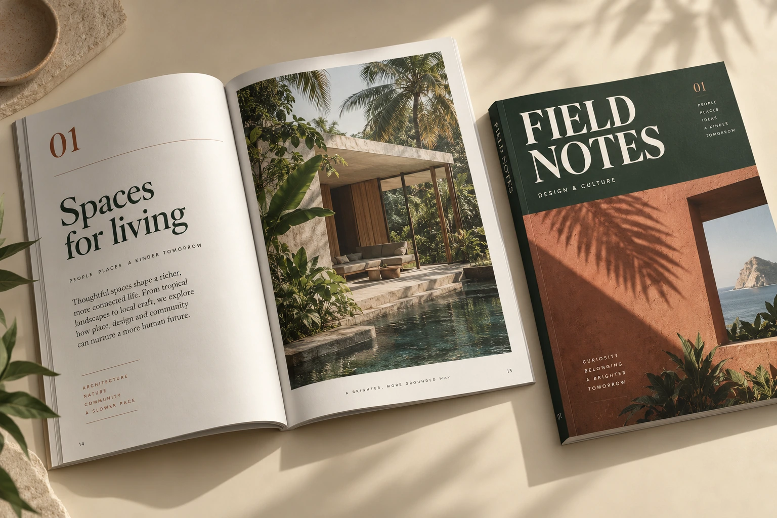 Field Notes — Culture journal & editorial system