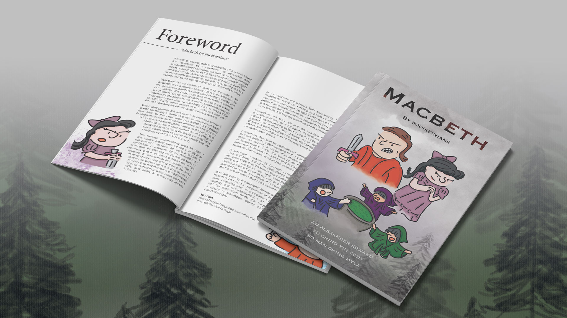 Macbeth — Illustrated book & editorial layout