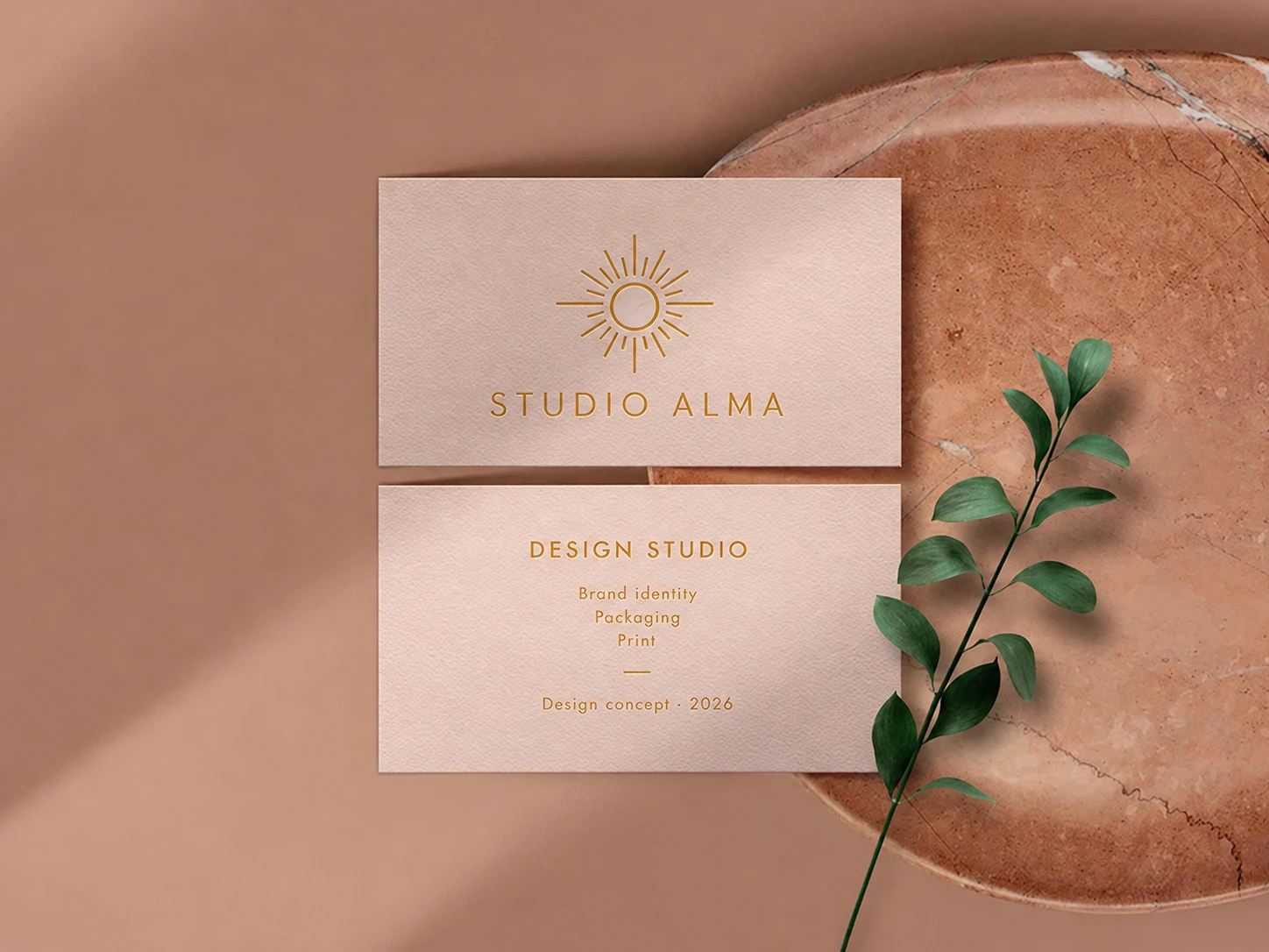 Studio Alma — Business card design