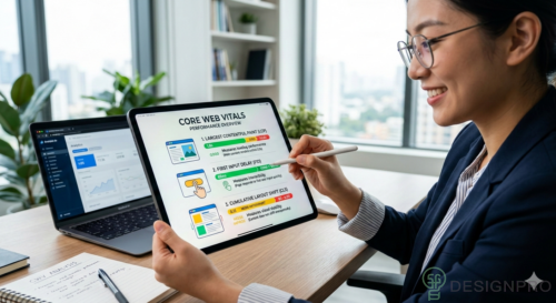 Core Web Vitals metrics diagram Page Speed Optimization
