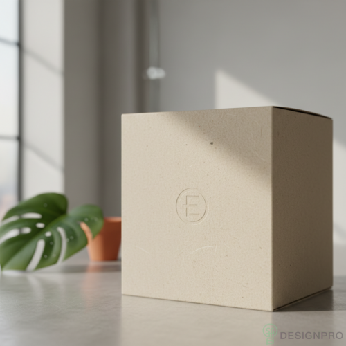 Minimalist elegant box packaging design